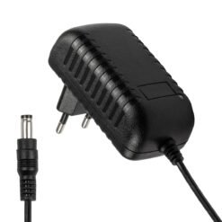 GLOBOSTAR® VOLTIX GLB-107-0006 Τροφοδοτικό/Μετασχηματιστής Class II SELV 24W 1A AC 220-240V σε DC 24V IP20 – Μαύρο Ματ – Μ8 x Π4.2 x Υ2.8cm – 3 Χρόνια Εγγύηση
