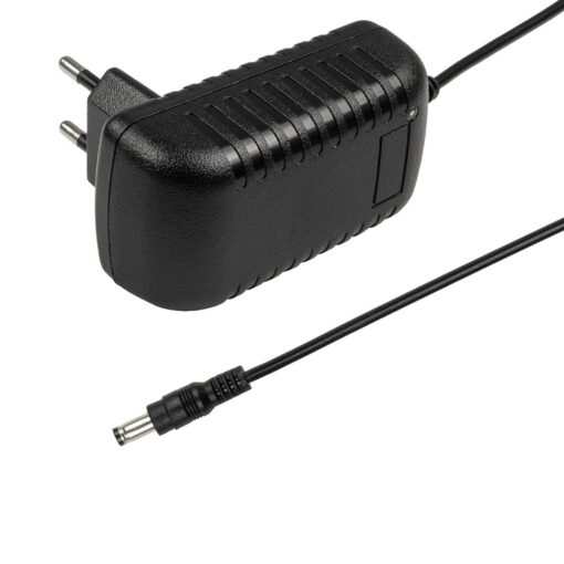 GLOBOSTAR® VOLTIX GLB-107-0006 Τροφοδοτικό/Μετασχηματιστής Class II SELV 24W 1A AC 220-240V σε DC 24V IP20 – Μαύρο Ματ – Μ8 x Π4.2 x Υ2.8cm – 3 Χρόνια Εγγύηση