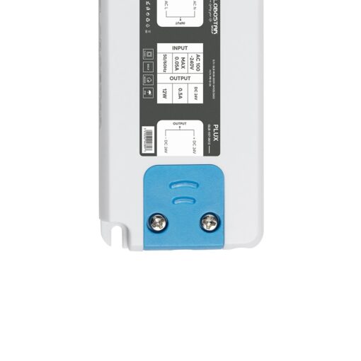 GLOBOSTAR® PLUX GLB-107-0012 Τροφοδοτικό/Μετασχηματιστής Class II SELV 12W 0.5A AC 220-240V σε DC 24V IP20 – Λευκό Ματ – Μ9.9 x Π4.6 x Υ1.1cm – 3 Χρόνια Εγγύηση