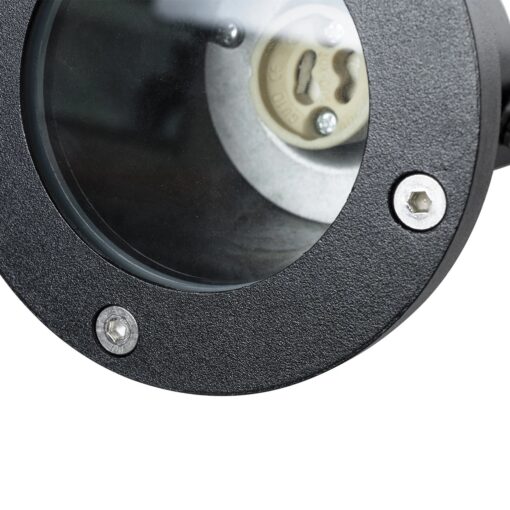 kelvo® GARDELINI KLV-101-0001 Φωτιστικό Σποτ Κήπου για Φυτά & Δέντρα με Καρφωτή Βάση για Λάμπα MR16 με Ντουί GU10 AC 220-240V Αδιάβροχο IP65 – Μαύρο Ματ – Μ10 x Π10 x Υ30cm