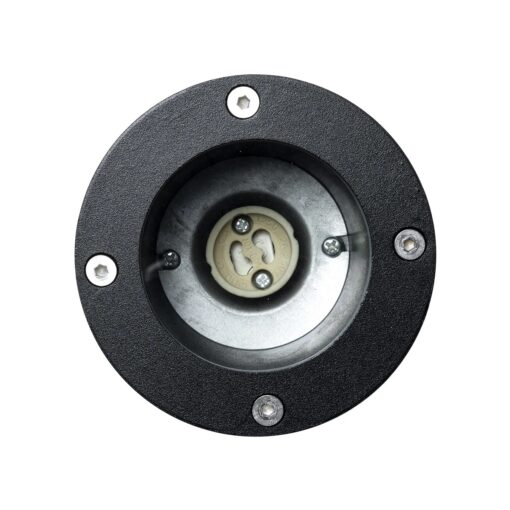 kelvo® GARDELINI KLV-101-0001-V2 Φωτιστικό Σποτ Τοίχου με Βάση για Λάμπα MR16 με Ντουί GU10 AC 220-240V Αδιάβροχο IP65 – Μαύρο Ματ – Μ10 x Π10 x Υ30cm