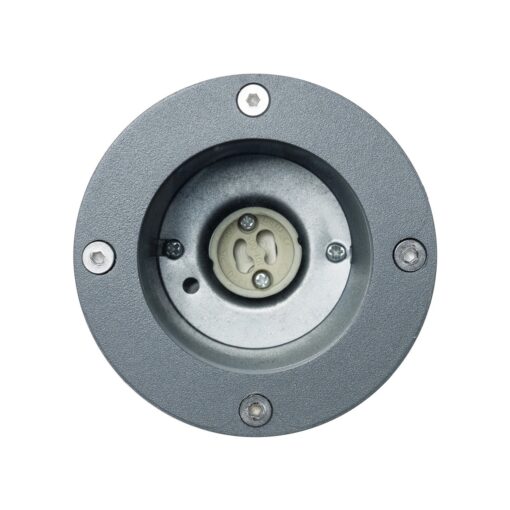 kelvo® GARDELINI KLV-101-0002-V2 Φωτιστικό Σποτ Τοίχου με Βάση για Λάμπα MR16 με Ντουί GU10 AC 220-240V Αδιάβροχο IP65 – Γκρι Ανθρακί Ματ – Μ10 x Π10 x Υ30cm