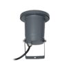 kelvo® GARDELINI KLV-101-0002-V2 Φωτιστικό Σποτ Τοίχου με Βάση για Λάμπα MR16 με Ντουί GU10 AC 220-240V Αδιάβροχο IP65 – Γκρι Ανθρακί Ματ – Μ10 x Π10 x Υ30cm