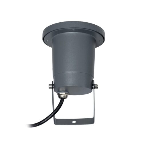 kelvo® GARDELINI KLV-101-0002-V2 Φωτιστικό Σποτ Τοίχου με Βάση για Λάμπα MR16 με Ντουί GU10 AC 220-240V Αδιάβροχο IP65 – Γκρι Ανθρακί Ματ – Μ10 x Π10 x Υ30cm
