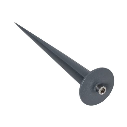 kelvo® GARDELINI KLV-101-0002-V2 Φωτιστικό Σποτ Τοίχου με Βάση για Λάμπα MR16 με Ντουί GU10 AC 220-240V Αδιάβροχο IP65 – Γκρι Ανθρακί Ματ – Μ10 x Π10 x Υ30cm