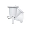 kelvo® GARDELINI KLV-101-0003-V2 Φωτιστικό Σποτ Τοίχου με Βάση για Λάμπα MR16 με Ντουί GU10 AC 220-240V Αδιάβροχο IP65 –  Λευκό Ματ – Μ10 x Π10 x Υ30cm