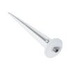 kelvo® GARDELINI KLV-101-0003-V2 Φωτιστικό Σποτ Τοίχου με Βάση για Λάμπα MR16 με Ντουί GU10 AC 220-240V Αδιάβροχο IP65 –  Λευκό Ματ – Μ10 x Π10 x Υ30cm