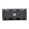 kelvo® SIXOAD KLV-101-0007 Φωτιστικό Τοίχου / Απλίκα LED 18W 1800lm 30° AC 220-240V Αδιάβροχο IP65 Θερμό Λευκό 2700K – CREE XPE Chip & TÜV SÜD Driver – Γκρι Ανθρακί Ματ – Μ17 x Π4 x Υ8cm – 5 Χρόνια Εγγύηση