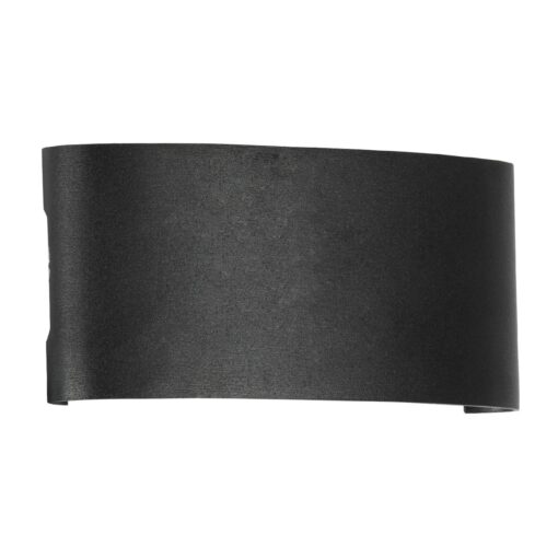 kelvo® SIXOAD KLV-101-0009 Φωτιστικό Τοίχου / Απλίκα LED 18W 1980lm 30° AC 220-240V Αδιάβροχο IP65 Φυσικό Λευκό 4500K – CREE XPE Chip & TÜV SÜD Driver – Μαύρο Ματ – Μ17 x Π4 x Υ8cm – 5 Χρόνια Εγγύηση