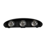 kelvo® SIXOAD KLV-101-0009 Φωτιστικό Τοίχου / Απλίκα LED 18W 1980lm 30° AC 220-240V Αδιάβροχο IP65 Φυσικό Λευκό 4500K – CREE XPE Chip & TÜV SÜD Driver – Μαύρο Ματ – Μ17 x Π4 x Υ8cm – 5 Χρόνια Εγγύηση