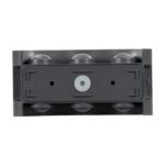 kelvo® SIXOAD KLV-101-0010 Φωτιστικό Τοίχου / Απλίκα LED 18W 1980lm 30° AC 220-240V Αδιάβροχο IP65 Φυσικό Λευκό 4500K – CREE XPE Chip & TÜV SÜD Driver – Γκρι Ανθρακί Ματ – Μ17 x Π4 x Υ8cm – 5 Χρόνια Εγγύηση