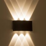 kelvo® SIXOAD KLV-101-0010 Φωτιστικό Τοίχου / Απλίκα LED 18W 1980lm 30° AC 220-240V Αδιάβροχο IP65 Φυσικό Λευκό 4500K – CREE XPE Chip & TÜV SÜD Driver – Γκρι Ανθρακί Ματ – Μ17 x Π4 x Υ8cm – 5 Χρόνια Εγγύηση