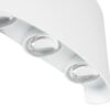 kelvo® SIXOAD KLV-101-0011 Φωτιστικό Τοίχου / Απλίκα LED 18W 1980lm 30° AC 220-240V Αδιάβροχο IP65 Φυσικό Λευκό 4500K – CREE XPE Chip & TÜV SÜD Driver – Λευκό Ματ – Μ17 x Π4 x Υ8cm – 5 Χρόνια Εγγύηση