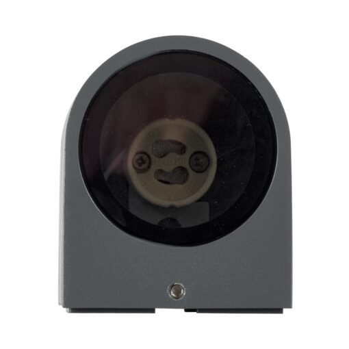 kelvo® MURANO KLV-101-0013 Φωτιστικό Τοίχου / Απλίκα για Λάμπα MR16 με Ντουί GU10 AC 220-240V Αδιάβροχο IP65 – Γκρι Ανθρακί Ματ – Μ8 x Π8 x Υ7cm