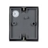 kelvo® MURANO KLV-101-0013 Φωτιστικό Τοίχου / Απλίκα για Λάμπα MR16 με Ντουί GU10 AC 220-240V Αδιάβροχο IP65 – Γκρι Ανθρακί Ματ – Μ8 x Π8 x Υ7cm