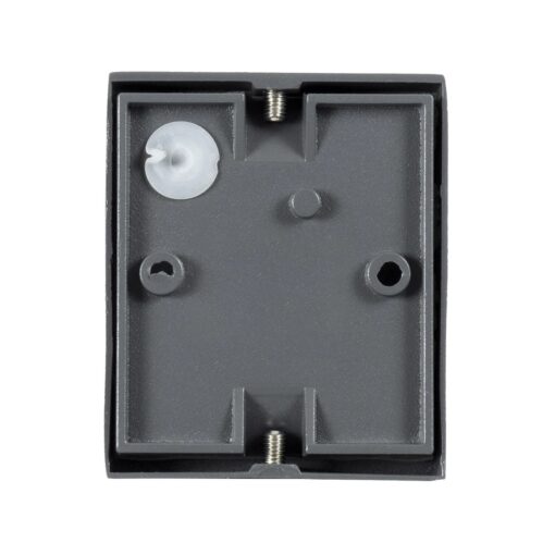 kelvo® MURANO KLV-101-0013 Φωτιστικό Τοίχου / Απλίκα για Λάμπα MR16 με Ντουί GU10 AC 220-240V Αδιάβροχο IP65 – Γκρι Ανθρακί Ματ – Μ8 x Π8 x Υ7cm