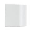 kelvo® MURANO KLV-101-0014 Φωτιστικό Τοίχου / Απλίκα για Λάμπα MR16 με Ντουί GU10 AC 220-240V Αδιάβροχο IP65 – Λευκό Ματ – Μ8 x Π8 x Υ7cm