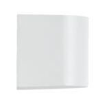 kelvo® MURANO KLV-101-0014 Φωτιστικό Τοίχου / Απλίκα για Λάμπα MR16 με Ντουί GU10 AC 220-240V Αδιάβροχο IP65 – Λευκό Ματ – Μ8 x Π8 x Υ7cm