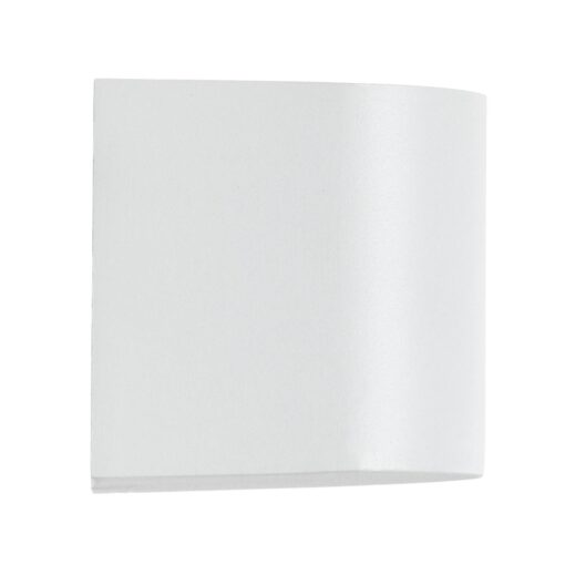 kelvo® MURANO KLV-101-0014 Φωτιστικό Τοίχου / Απλίκα για Λάμπα MR16 με Ντουί GU10 AC 220-240V Αδιάβροχο IP65 – Λευκό Ματ – Μ8 x Π8 x Υ7cm