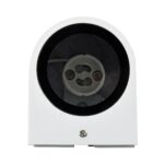 kelvo® MURANO KLV-101-0014 Φωτιστικό Τοίχου / Απλίκα για Λάμπα MR16 με Ντουί GU10 AC 220-240V Αδιάβροχο IP65 – Λευκό Ματ – Μ8 x Π8 x Υ7cm