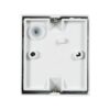 kelvo® MURANO KLV-101-0014 Φωτιστικό Τοίχου / Απλίκα για Λάμπα MR16 με Ντουί GU10 AC 220-240V Αδιάβροχο IP65 – Λευκό Ματ – Μ8 x Π8 x Υ7cm