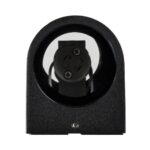 kelvo® MURANO KLV-101-0015 Φωτιστικό Τοίχου / Απλίκα για 2 Λάμπες MR16 με Ντουί GU10 AC 220-240V Αδιάβροχο IP65 – Μαύρο Ματ – Μ8 x Π8 x Υ15cm