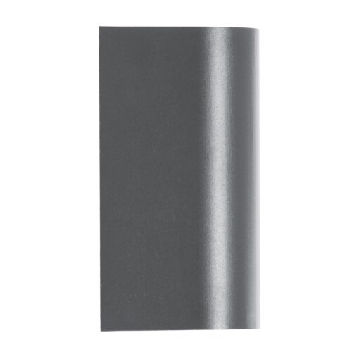 kelvo® MURANO KLV-101-0016 Φωτιστικό Τοίχου / Απλίκα για 2 Λάμπες MR16 με Ντουί GU10 AC 220-240V Αδιάβροχο IP65 – Γκρι Ανθρακί Ματ – Μ8 x Π8 x Υ15cm