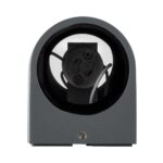 kelvo® MURANO KLV-101-0016 Φωτιστικό Τοίχου / Απλίκα για 2 Λάμπες MR16 με Ντουί GU10 AC 220-240V Αδιάβροχο IP65 – Γκρι Ανθρακί Ματ – Μ8 x Π8 x Υ15cm