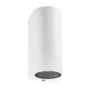 kelvo® MURANO KLV-101-0017 Φωτιστικό Τοίχου / Απλίκα για 2 Λάμπες MR16 με Ντουί GU10 AC 220-240V Αδιάβροχο IP65 – Λευκό Ματ – Μ8 x Π8 x Υ15cm