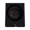 kelvo® BURANO KLV-101-0018 Φωτιστικό Τοίχου / Απλίκα για Λάμπα MR16 με Ντουί GU10 AC 220-240V Αδιάβροχο IP65 – Μαύρο Ματ – Μ8 x Π8 x Υ7cm