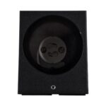 kelvo® BURANO KLV-101-0018 Φωτιστικό Τοίχου / Απλίκα για Λάμπα MR16 με Ντουί GU10 AC 220-240V Αδιάβροχο IP65 – Μαύρο Ματ – Μ8 x Π8 x Υ7cm
