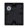 kelvo® BURANO KLV-101-0018 Φωτιστικό Τοίχου / Απλίκα για Λάμπα MR16 με Ντουί GU10 AC 220-240V Αδιάβροχο IP65 – Μαύρο Ματ – Μ8 x Π8 x Υ7cm