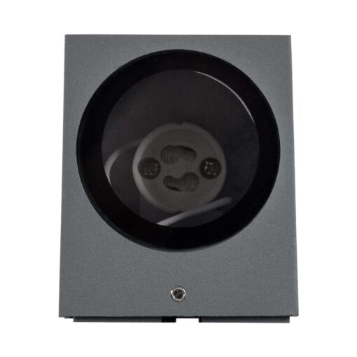 kelvo® BURANO KLV-101-0019 Φωτιστικό Τοίχου / Απλίκα για Λάμπα MR16 με Ντουί GU10 AC 220-240V Αδιάβροχο IP65 – Γκρι Ανθρακί Ματ – Μ8 x Π8 x Υ7cm