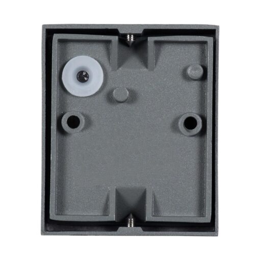 kelvo® BURANO KLV-101-0019 Φωτιστικό Τοίχου / Απλίκα για Λάμπα MR16 με Ντουί GU10 AC 220-240V Αδιάβροχο IP65 – Γκρι Ανθρακί Ματ – Μ8 x Π8 x Υ7cm