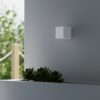 kelvo® BURANO KLV-101-0020 Φωτιστικό Τοίχου / Απλίκα για Λάμπα MR16 με Ντουί GU10 AC 220-240V Αδιάβροχο IP65 – Λευκό Ματ – Μ8 x Π8 x Υ7cm