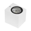 kelvo® BURANO KLV-101-0020 Φωτιστικό Τοίχου / Απλίκα για Λάμπα MR16 με Ντουί GU10 AC 220-240V Αδιάβροχο IP65 – Λευκό Ματ – Μ8 x Π8 x Υ7cm