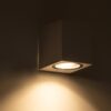 kelvo® BURANO KLV-101-0020 Φωτιστικό Τοίχου / Απλίκα για Λάμπα MR16 με Ντουί GU10 AC 220-240V Αδιάβροχο IP65 – Λευκό Ματ – Μ8 x Π8 x Υ7cm