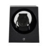 kelvo® BURANO KLV-101-0021 Φωτιστικό Τοίχου / Απλίκα για 2 Λάμπες MR16 με Ντουί GU10 AC 220-240V Αδιάβροχο IP65 – Μαύρο Ματ – Μ8 x Π8 x Υ15cm
