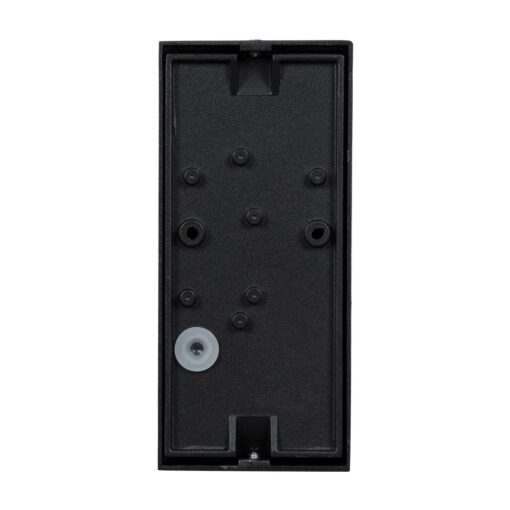 kelvo® BURANO KLV-101-0021 Φωτιστικό Τοίχου / Απλίκα για 2 Λάμπες MR16 με Ντουί GU10 AC 220-240V Αδιάβροχο IP65 – Μαύρο Ματ – Μ8 x Π8 x Υ15cm