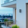 kelvo® BURANO KLV-101-0022 Φωτιστικό Τοίχου / Απλίκα για 2 Λάμπες MR16 με Ντουί GU10 AC 220-240V Αδιάβροχο IP65 – Γκρι Ανθρακί Ματ – Μ8 x Π8 x Υ15cm