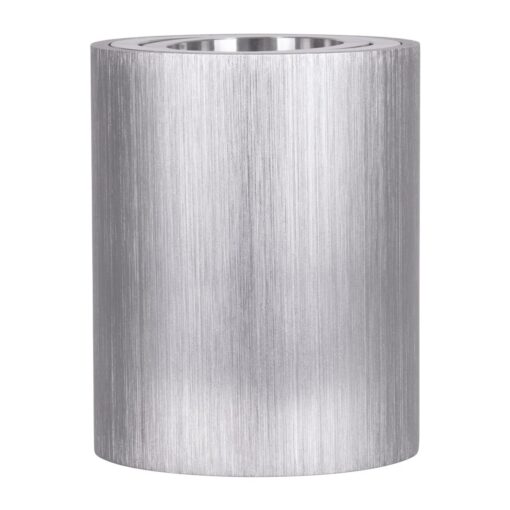 kelvo® AKIRA KLV-101-0026 Κινούμενο Φωτιστικό Downlight Σποτ για Λάμπα MR16 με Ντουί GU10 AC 220-240V IP20 – Νίκελ Βούρτσας – Μ8 x Π8 x Υ10cm