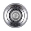 kelvo® AKIRA KLV-101-0026 Κινούμενο Φωτιστικό Downlight Σποτ για Λάμπα MR16 με Ντουί GU10 AC 220-240V IP20 – Νίκελ Βούρτσας – Μ8 x Π8 x Υ10cm