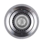 kelvo® AKIRA KLV-101-0026 Κινούμενο Φωτιστικό Downlight Σποτ για Λάμπα MR16 με Ντουί GU10 AC 220-240V IP20 – Νίκελ Βούρτσας – Μ8 x Π8 x Υ10cm