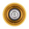 kelvo® AKIRA KLV-101-0027 Κινούμενο Φωτιστικό Downlight Σποτ για Λάμπα MR16 με Ντουί GU10 AC 220-240V IP20 – Χρυσό Βούρτσας – Μ8 x Π8 x Υ10cm