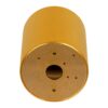 kelvo® AKIRA KLV-101-0027 Κινούμενο Φωτιστικό Downlight Σποτ για Λάμπα MR16 με Ντουί GU10 AC 220-240V IP20 – Χρυσό Βούρτσας – Μ8 x Π8 x Υ10cm