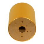 kelvo® AKIRA KLV-101-0027 Κινούμενο Φωτιστικό Downlight Σποτ για Λάμπα MR16 με Ντουί GU10 AC 220-240V IP20 – Χρυσό Βούρτσας – Μ8 x Π8 x Υ10cm