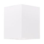 kelvo® AKIRA KLV-101-0029 Κινούμενο Φωτιστικό Downlight Σποτ για Λάμπα MR16 με Ντουί GU10 AC 220-240V IP20 – Λευκό Ματ – Μ8 x Π8 x Υ10cm