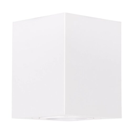 kelvo® AKIRA KLV-101-0029 Κινούμενο Φωτιστικό Downlight Σποτ για Λάμπα MR16 με Ντουί GU10 AC 220-240V IP20 – Λευκό Ματ – Μ8 x Π8 x Υ10cm