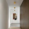 kelvo® AKIRA KLV-101-0031 Κινούμενο Φωτιστικό Downlight Σποτ για Λάμπα MR16 με Ντουί GU10 AC 220-240V IP20 – Χρυσό Βούρτσας – Μ8 x Π8 x Υ10cm