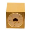 kelvo® AKIRA KLV-101-0031 Κινούμενο Φωτιστικό Downlight Σποτ για Λάμπα MR16 με Ντουί GU10 AC 220-240V IP20 – Χρυσό Βούρτσας – Μ8 x Π8 x Υ10cm